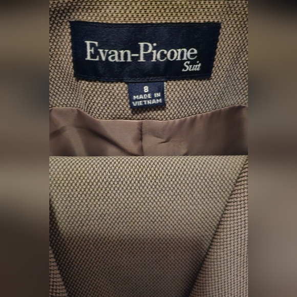 2 peice designer vintage pant suit - Picture 2 of 2